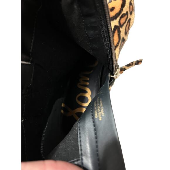 Sam Edelman Mandi Leopard Booties Size 8 NWT - Picture 10 of 15